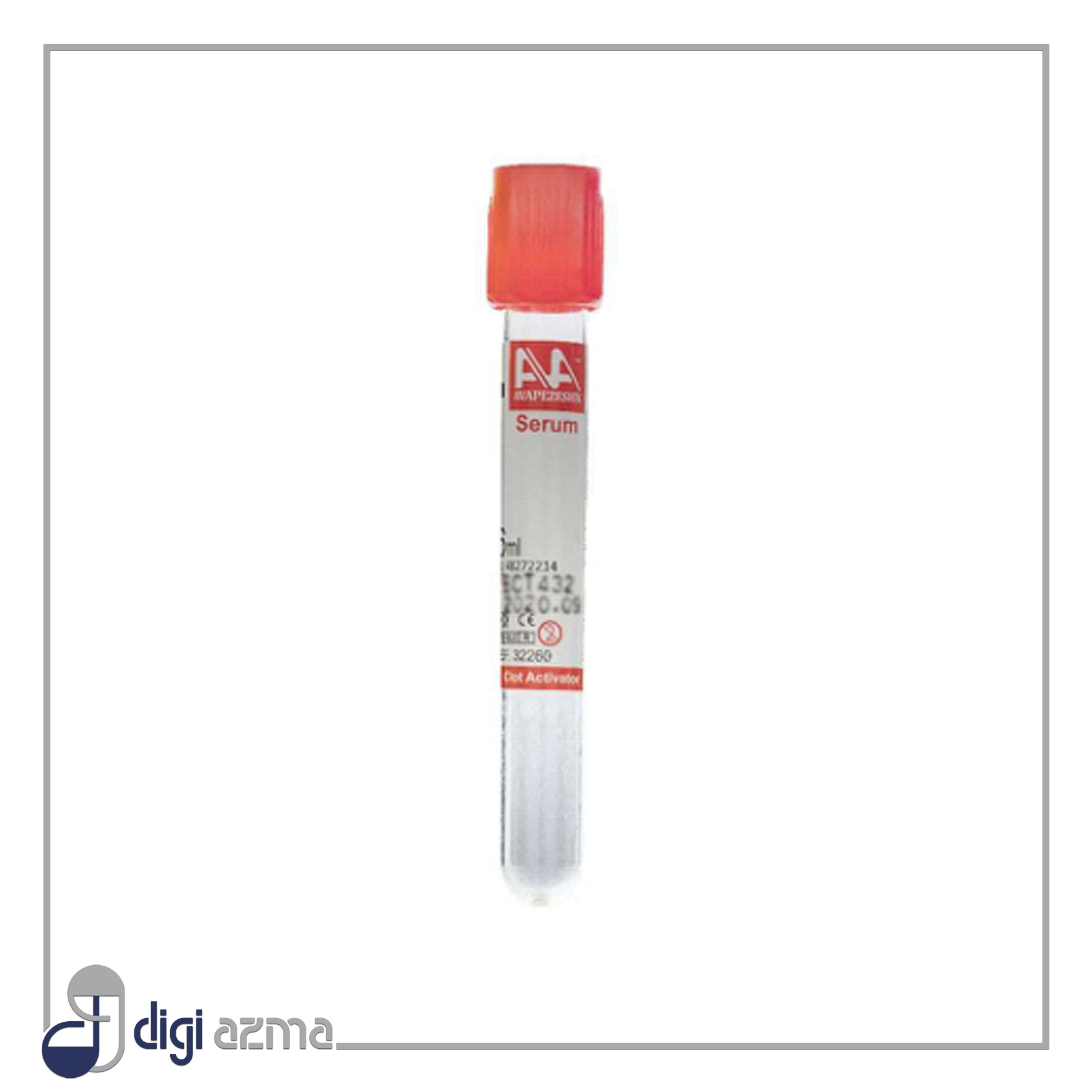 وله بدون خلأ خونگیری Serum شامل فعال کننده لخته یا Clot Activator است. از لوله خونگیری بدون خلأ لخته حاوی کلات اکتیویتور جهت جدا سازی سرم از نمونه خون و انجام تست های بیوشیمی، سرولوژی و ایمونولوژی استفاده می‌شود.